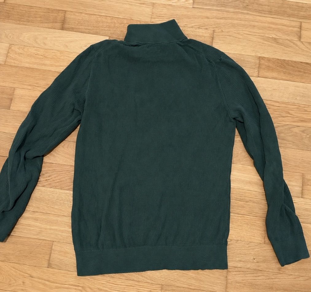 H&M Pullover & Sweatshirts: Pull-over H&M col zippé vert foncé taille M – Gebraucht aus Courtételle von Fiacuzzo 1