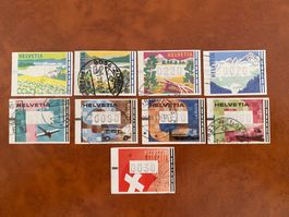 Dauerserie,Jahreszeiten/Saisons Helvetia, 9 Stück, Top!