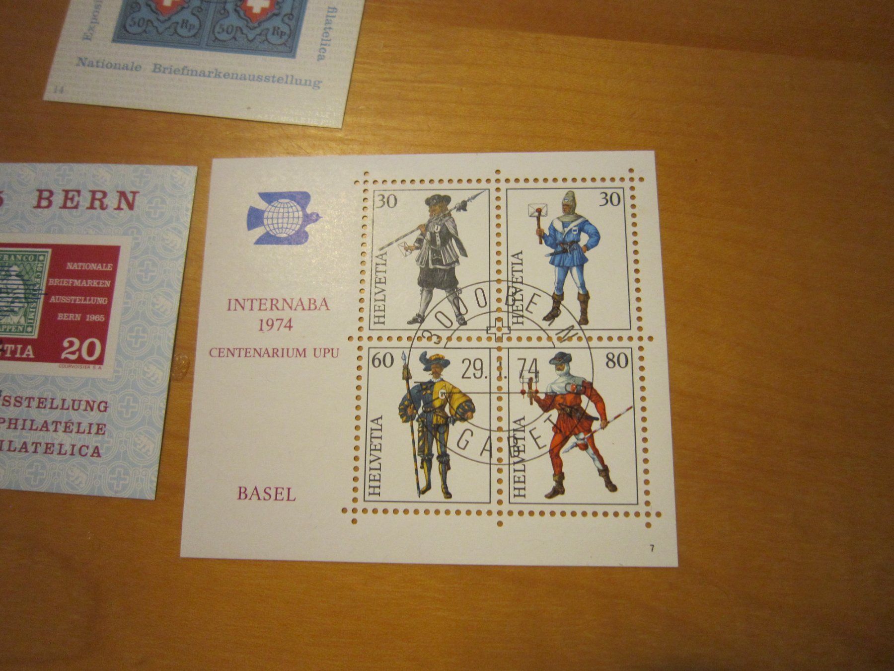 Alle Briefmarken: B1 drei schöne Blöcke – Gebraucht aus Giubiasco von sal_9j6w 2