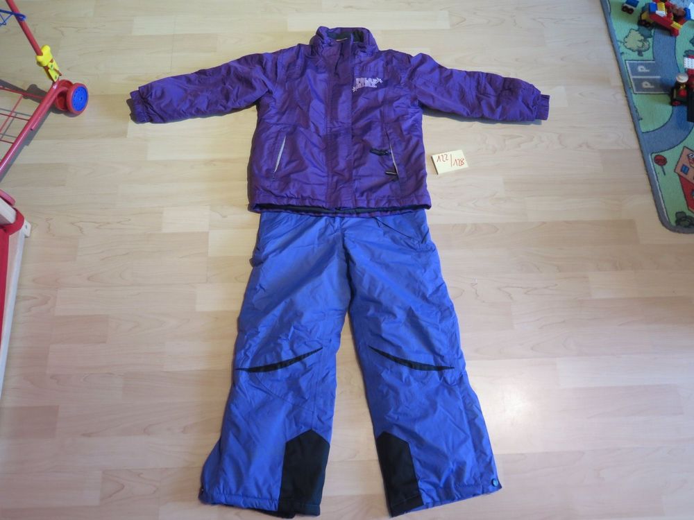 Feuerwehr-Kostüm Für Kinder – 2-teiliger Overall Mit Reflektierenden Streifen, Größe 128, Rot