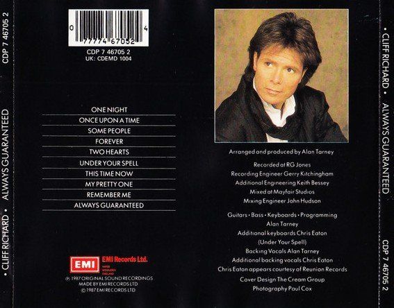 CD: Cliff Richard - Always Guaranteed [EMI] – Usato da Unterbäch venduto da waqil 1