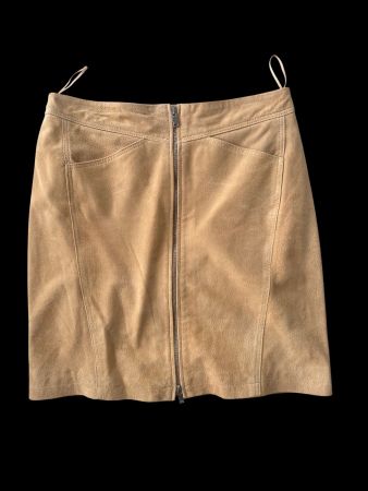 Fast neuer Beige Mango Wildleder Minirock M    -65% Rabatt