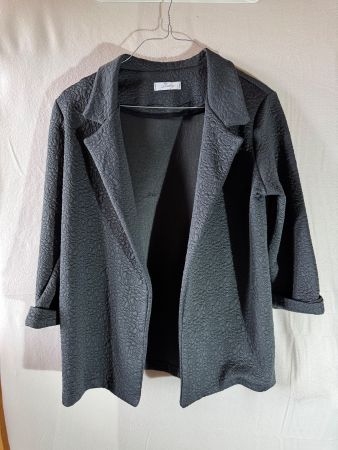 Grauer gemusterter Blazer von Today Gr. S