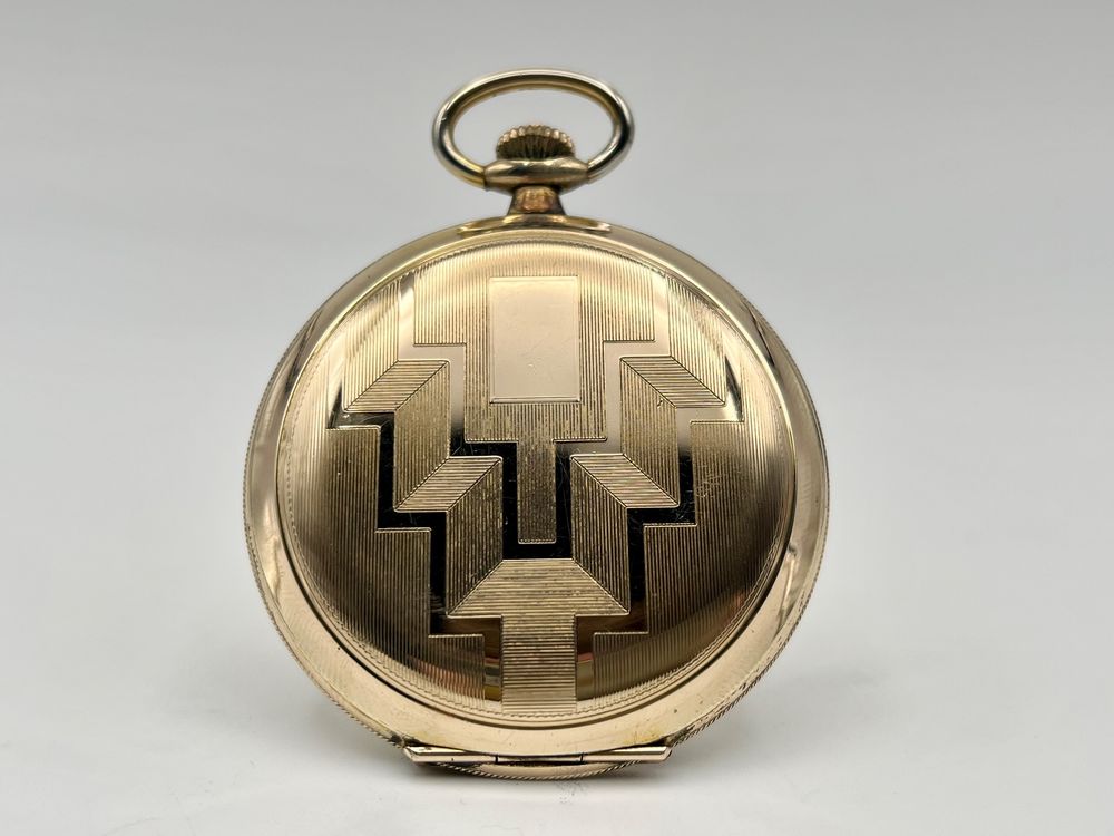 Taschenuhr Handaufzug Walz-Gold-Double 20 Mikron (Gebraucht) in