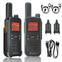 Walkie Talkie 2er Set mit Headset USB-C