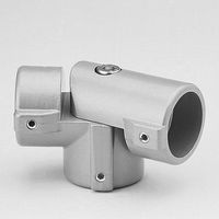 T-Gelenkverbinder Ø 43 mm  Alu roh Brinck