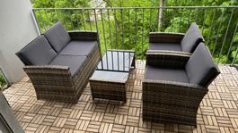 Rattan Terrassenmöbel Lounge Jesolo