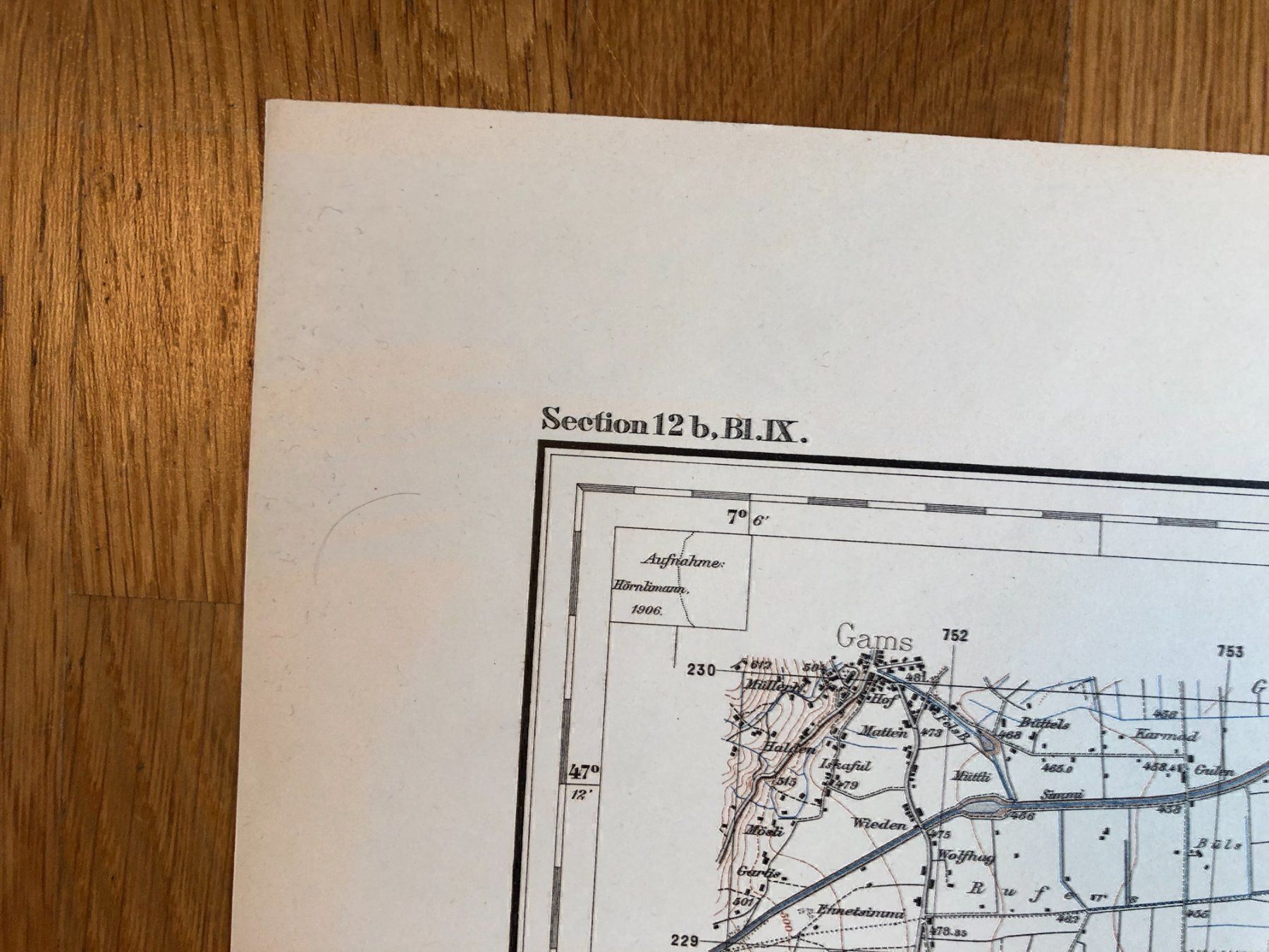 Cartine & Atlanti: Siegfriedatlas Bl. 255: Buchs – Usato da Zürich venduto da allp 3
