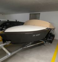 FlyingShark Capri Motorboot (schwarz/ weiss) Lackierung