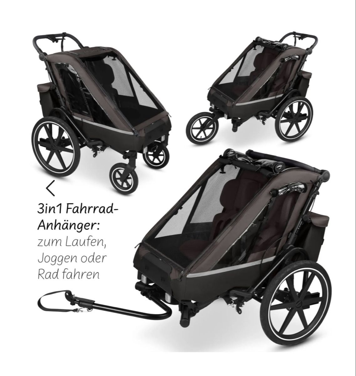 Rimorchi: ABC Fahrradanhänger – Nuovo (secondo la descrizione) da Zürich venduto da nin_f6qb 4