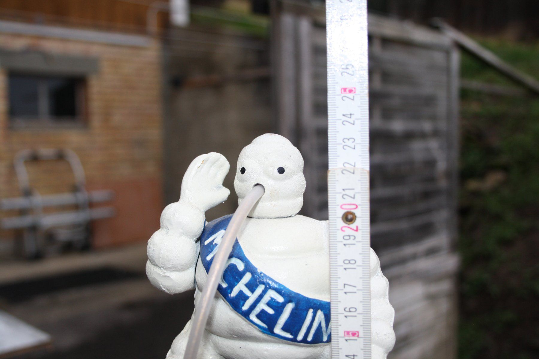 Michelin Statuette: MICHELIN MANN BIBENDUM EISEN – Usato da Wauwil venduto da Pneuedy 8