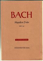 J. S. BACH, Magnificat D-dur, BWV 243. Klavierauszug, Bärenr