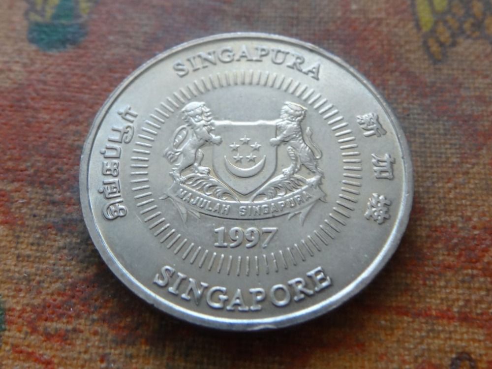 Tutti le monete: SINGAPOUR  50  Cents  1997 – Usato da Romanel-sur-Lausanne venduto da Swift13 1
