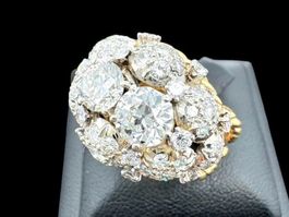 Diamanten 1.9ct Ring 18k Gelbgold Grösse 50 *S2360