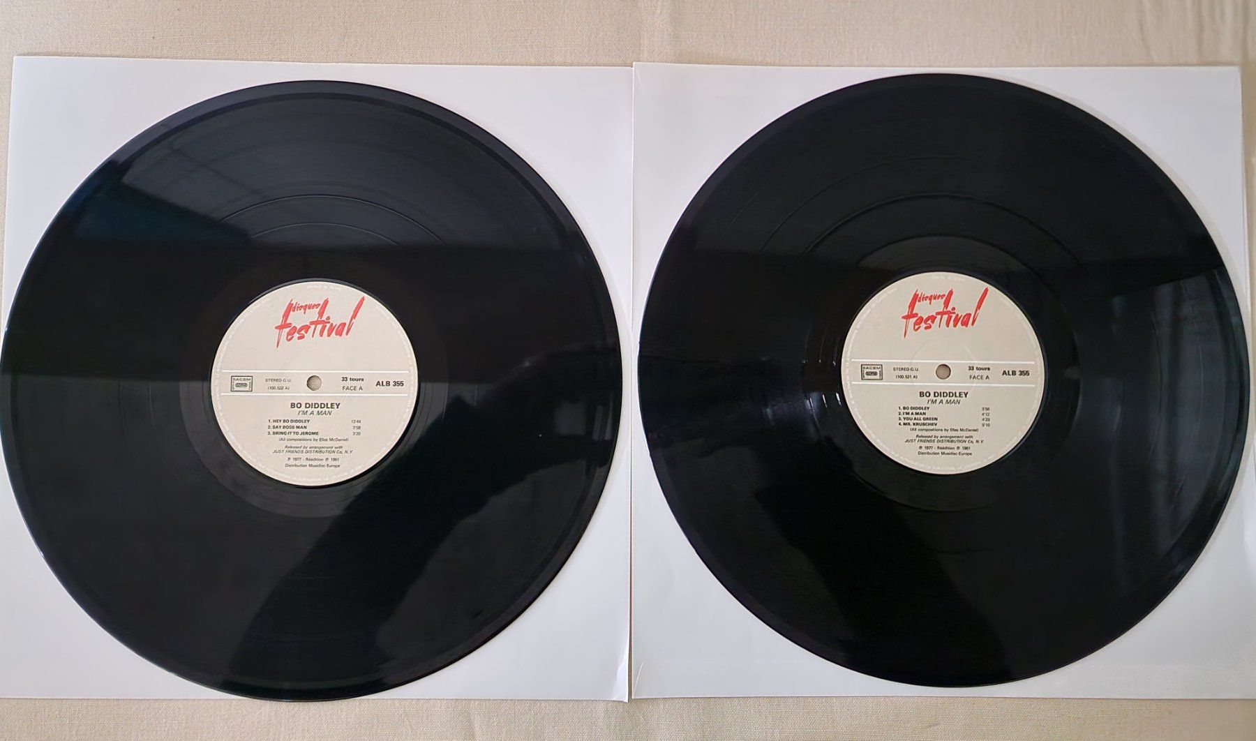 Dischi in vinile: Bo-Diddley Lp - Im-A-Man – Usato da Root venduto da atelier22 3
