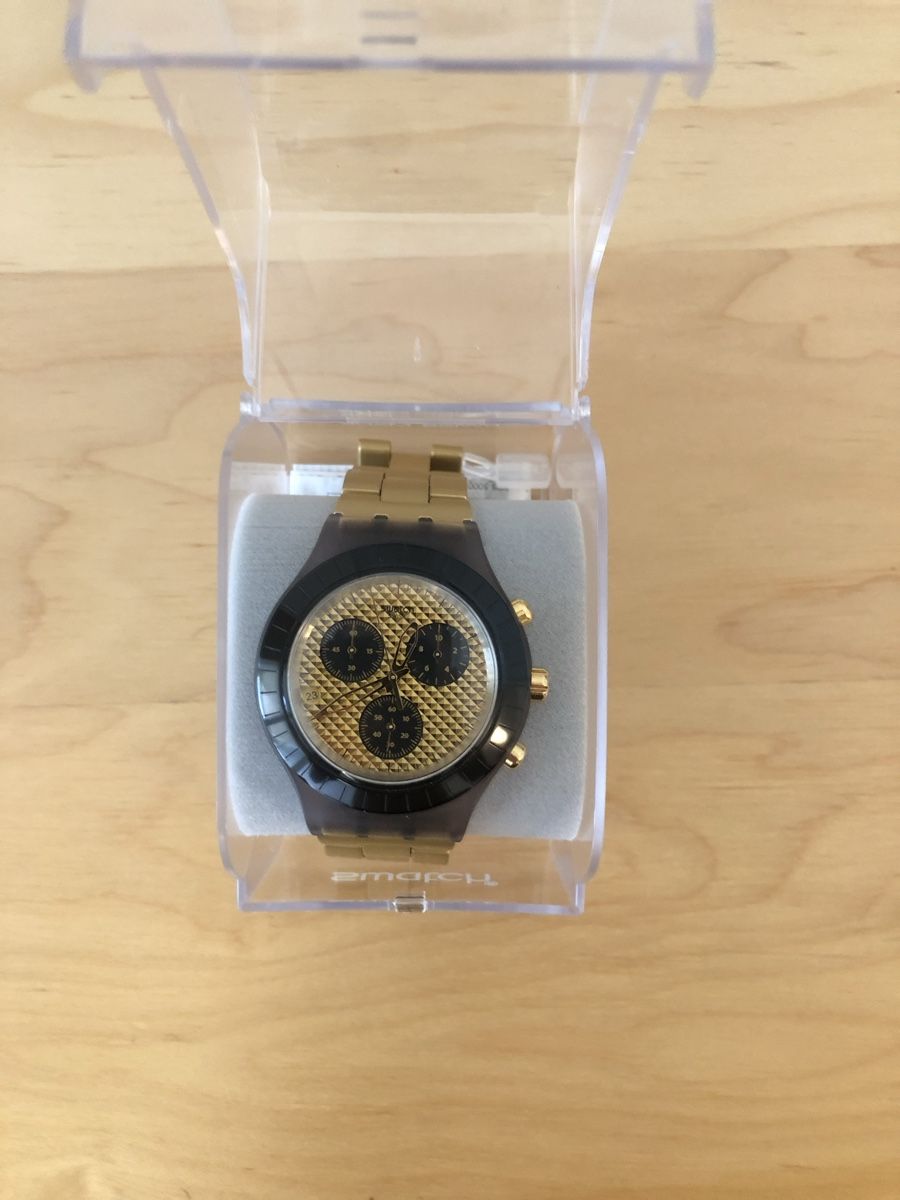 Swatch Uhren: Swatch Desert Sands (SVCM4010AG) – Neu (gemäss Beschreibung) aus Biel/Bienne von heureuxsansrien 1