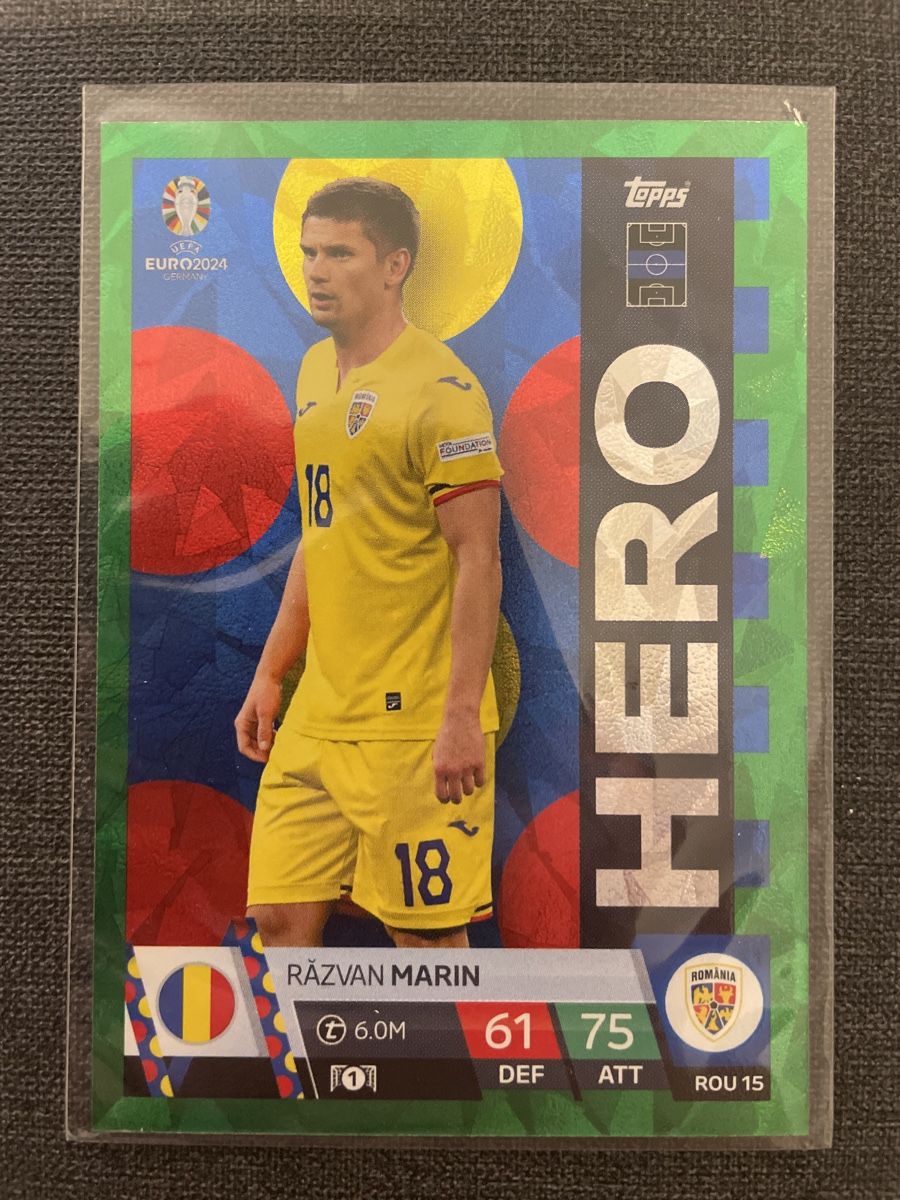 Topps Match Attax Razvan Marin Euro 2024 Rumänien 🇷🇴 (Neuf (Voir ...