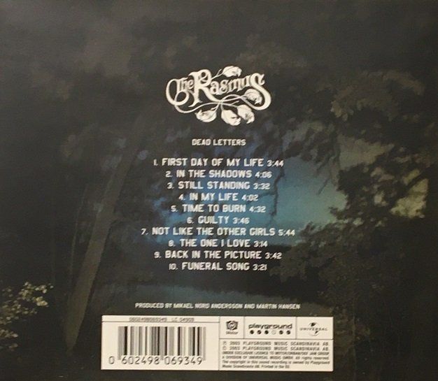 CD: The Rasmus – Dead Letters – Usato da Grüningen venduto da azulverde 1