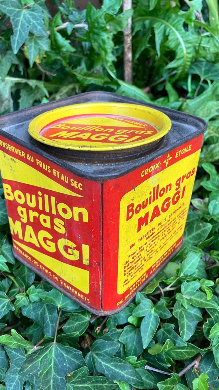 Barattoli: Blechdose MAGGI 10cm boite vintage – Usato da St-Cierges venduto da LeRegain 4