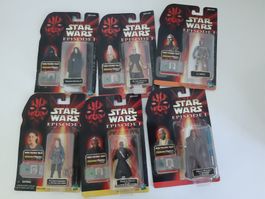Star Wars Episode I 7 Action-Figuren