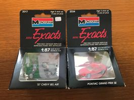 2x Monogram '57 Chevy Bel Air & Pontiac Grand Prix SE