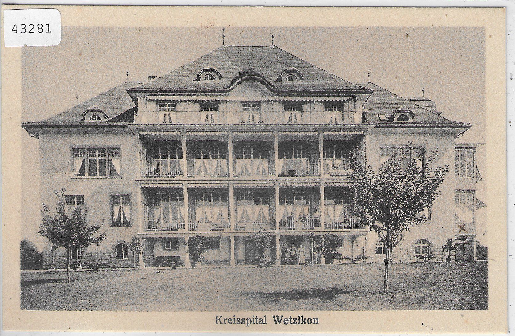 Cartoline postali: Kreisspital Wetzikon – Usato da Ettingen venduto da Kartenplanet