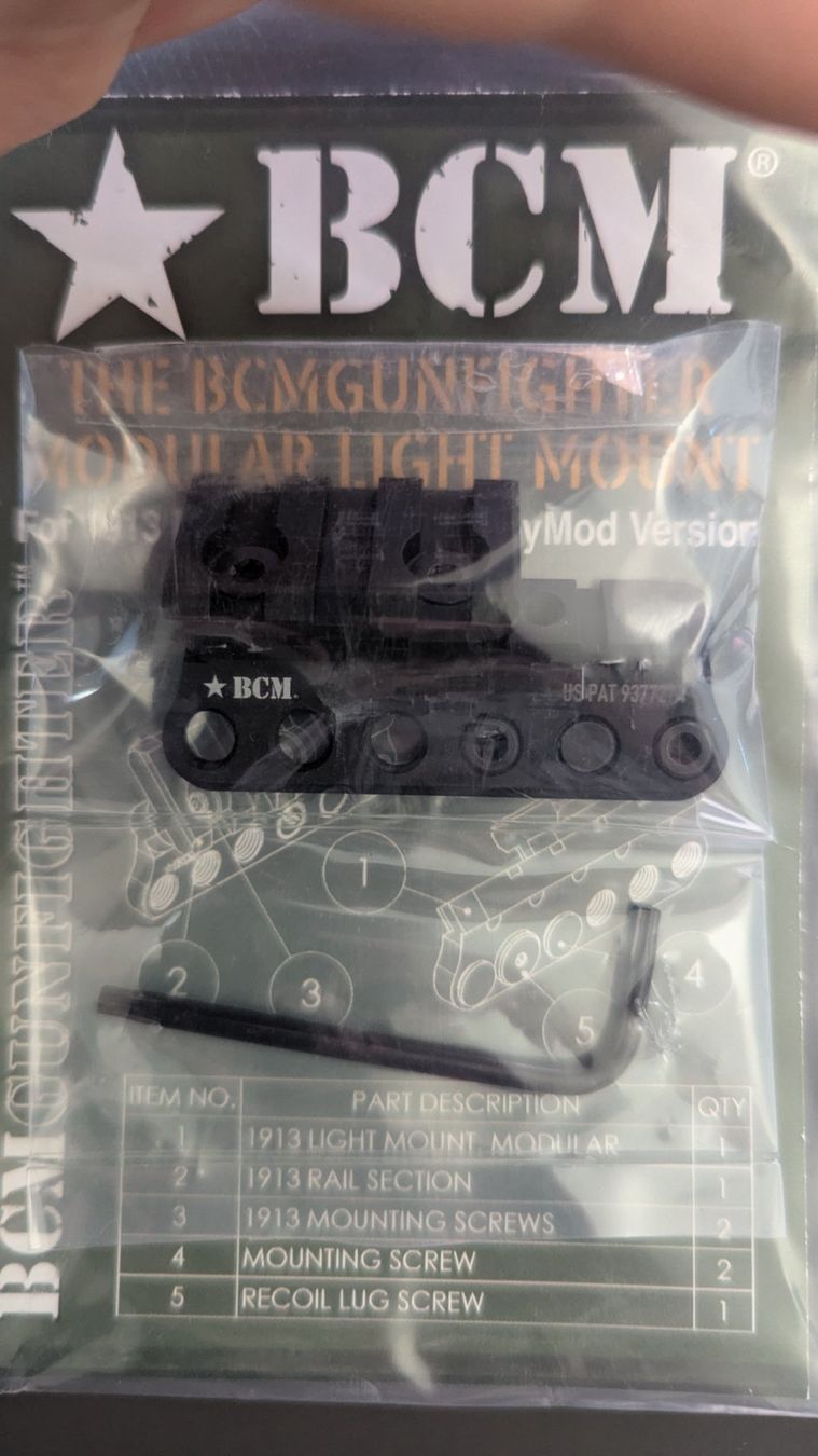 Tiro a segno: BCM Gunfighter Picatinny Rail Light Mount Modular – Nuovo (secondo la descrizione) da Basel venduto da StuffDealer 2