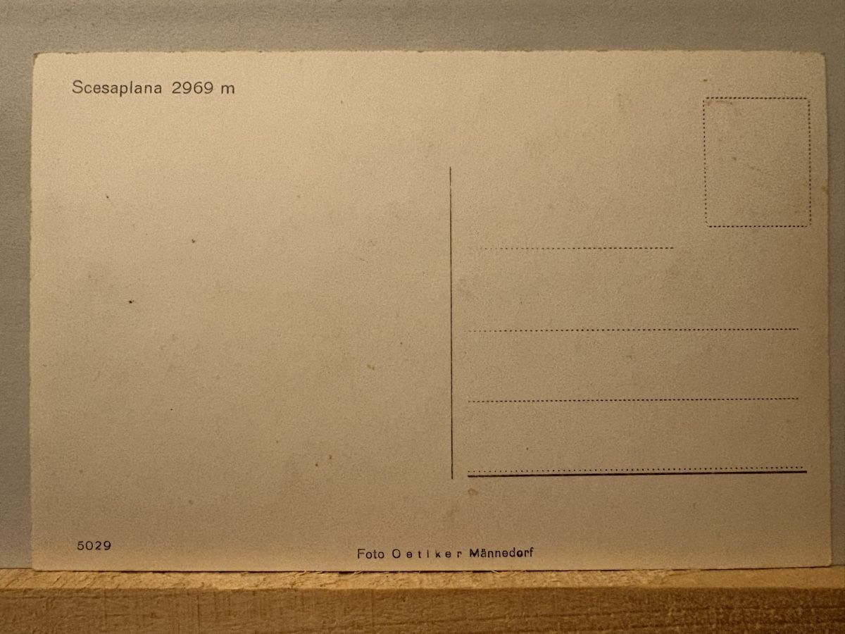 Ansichtskarten: AK von Scesaplana – Gebraucht aus Rümlang von Kartenpost1 1