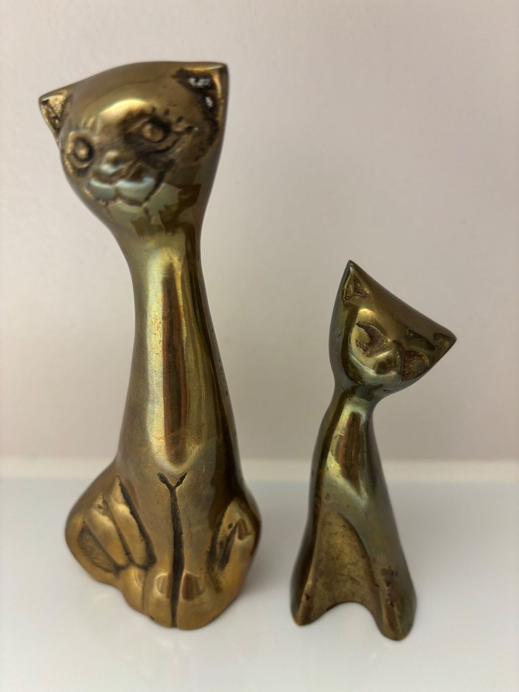 Statuette: Messing Katzenfiguren Set, Vintage Deko – Usato da Horgen venduto da uge_pd5p