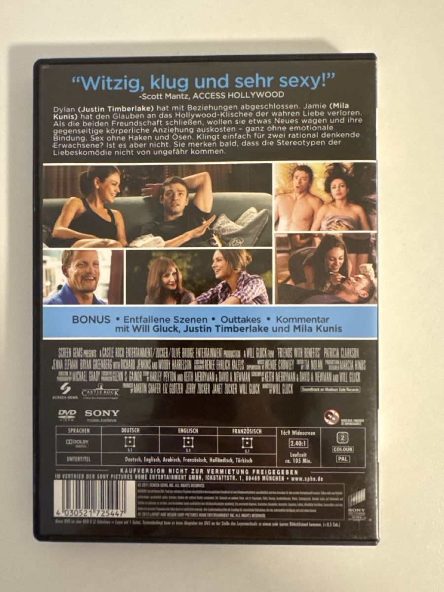 Tutti i DVDs: Freunde mit gewissen Vorzügen - DVD – Nuovo (secondo la descrizione) da Bülach venduto da sunshiine_ 1