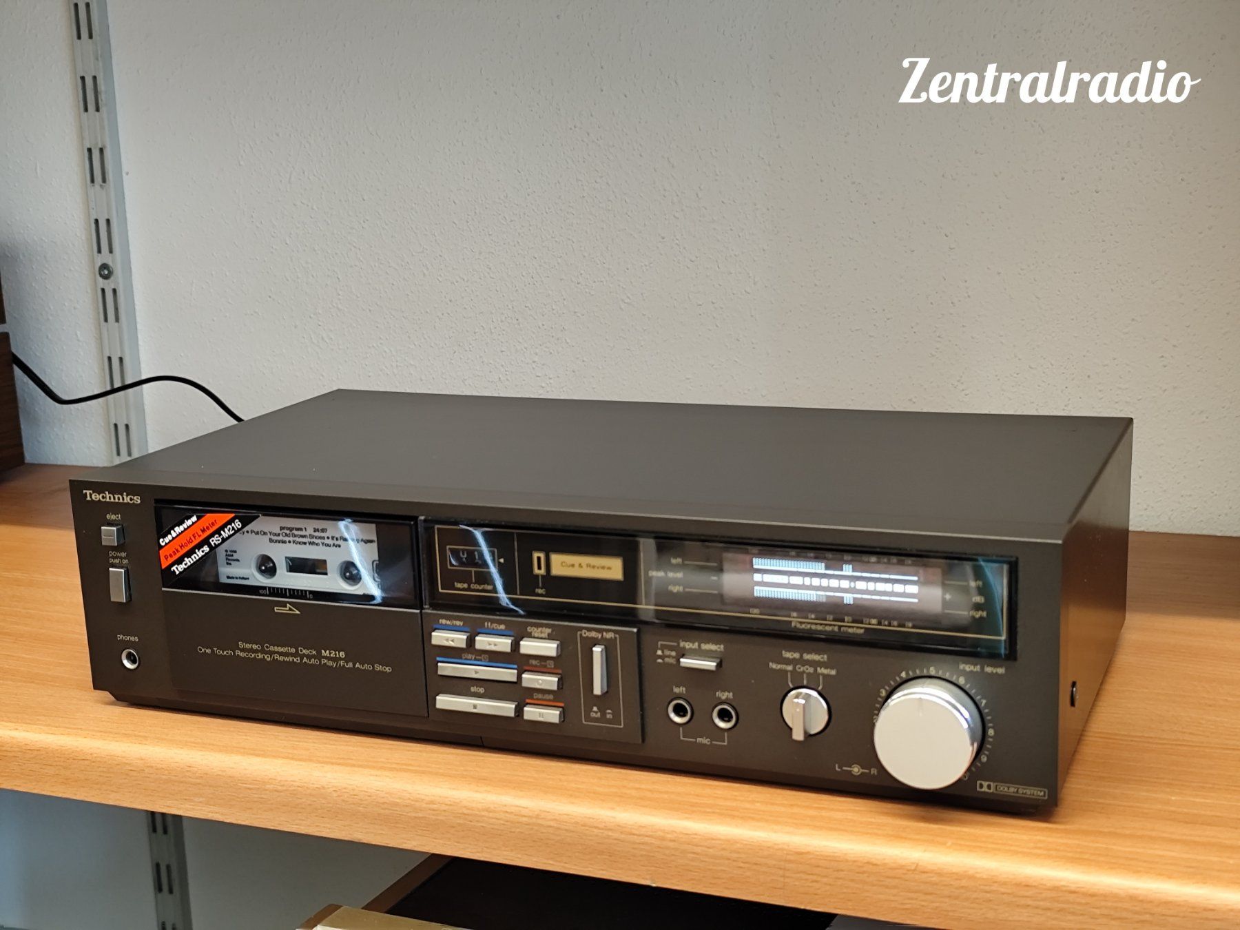 Technics Aufnahmegeräte: Technics RS-M216 Tape Deck – Gebraucht aus Zürich von Zentralradio 1