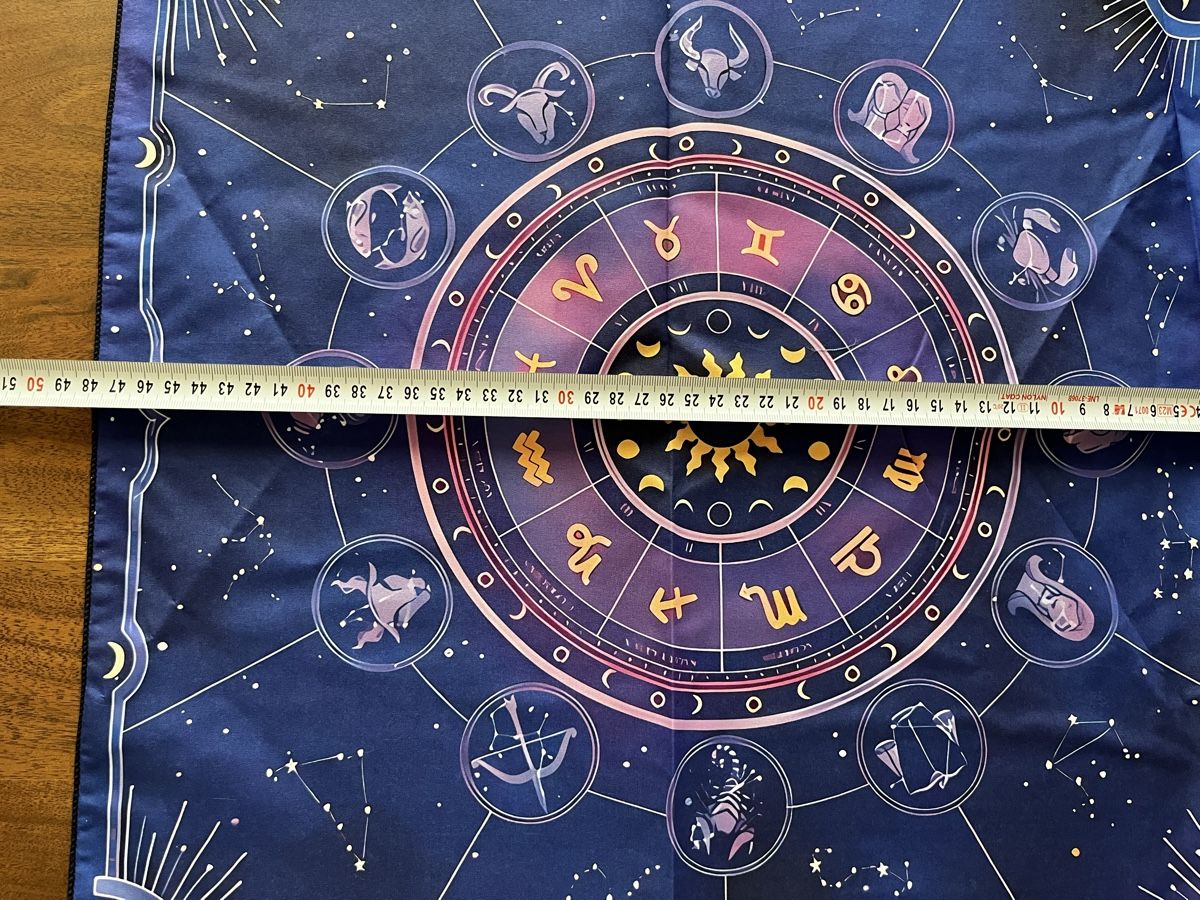 Alle Dekorationen: Altartuch mit Zodiac Kreis – Neu und originalverpackt aus Gams von Mariawicca 4