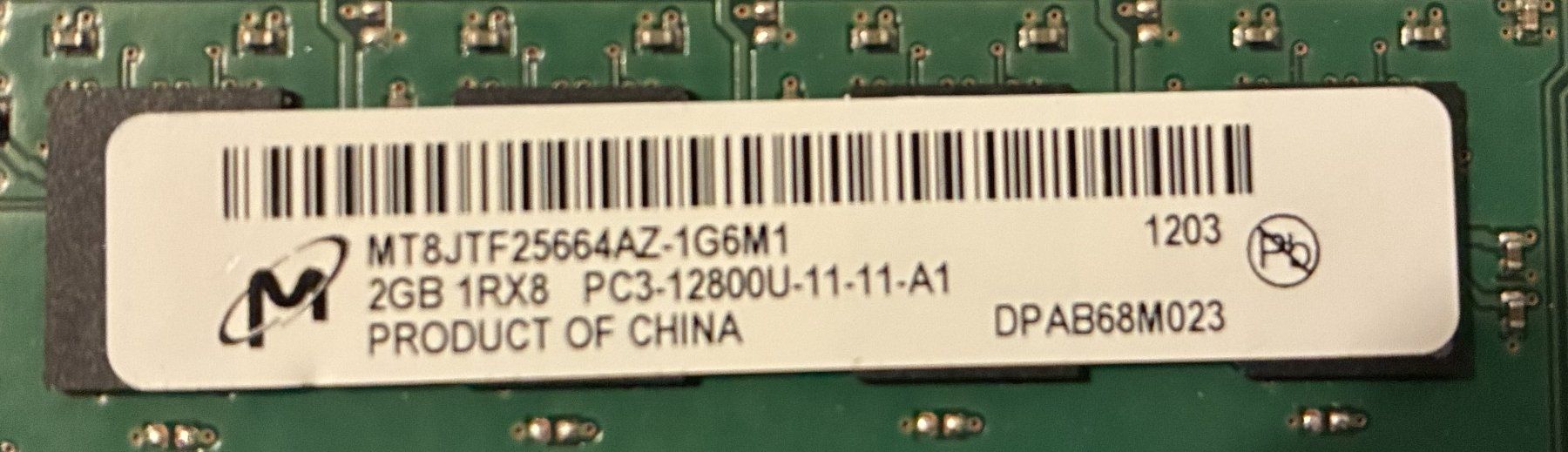 Mémoires / RAM: 2 x 2GB RAM Chips beide ab 1Fr. – D'occasion à Köniz par Habenix 1