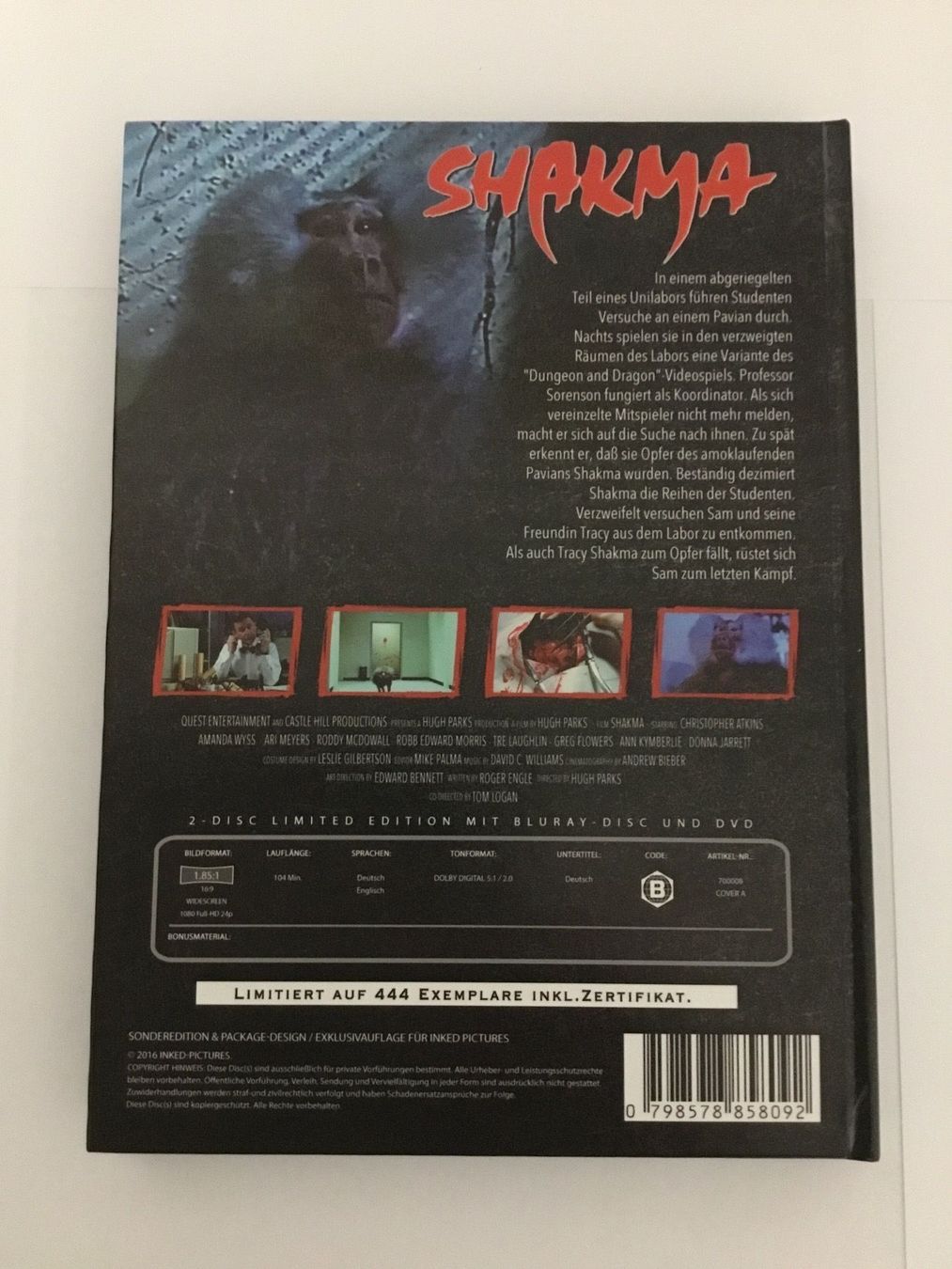 Tutti i DVDs: Shakma Blu Ray + dvd Mediabook . – Nuovo (secondo la descrizione) da Blauen venduto da berlingo65 1