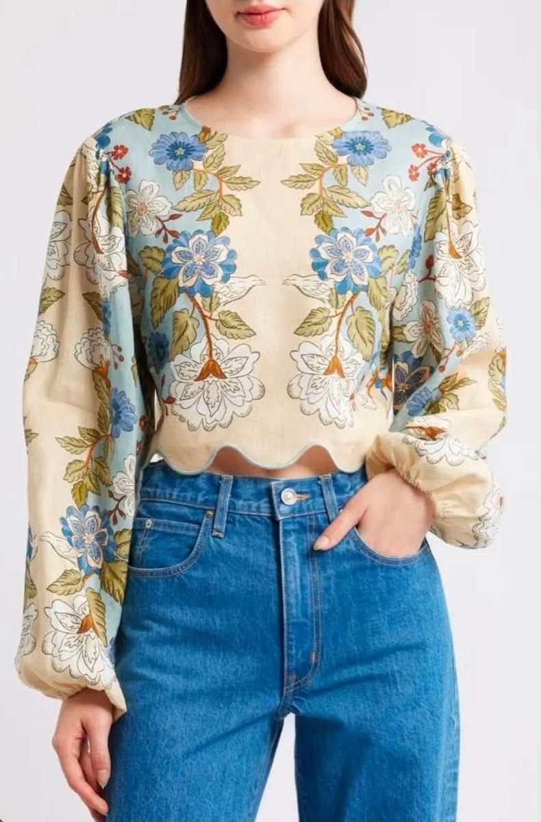 Zimmermann Tops: Farm Rio Linen Top – Gebraucht aus St.Josefen von lop_lh8d