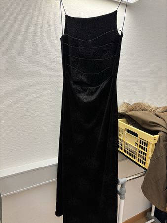 Kleid lang Samt glitzer