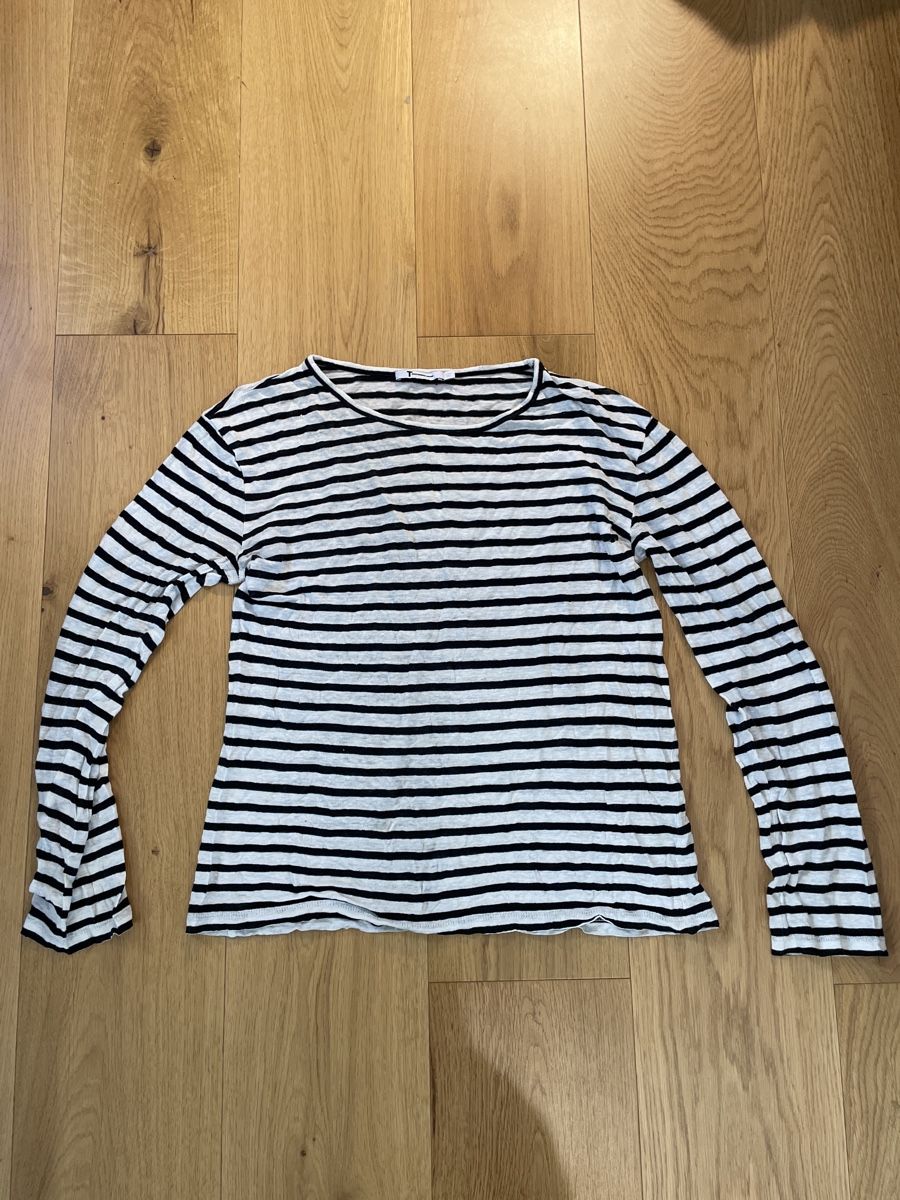 Alexander Wang Camicette: Alexander Wang Striped Long Sleeve Top - Size Small – Usato da Clarens venduto da Ian_calvin