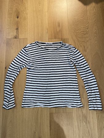 Alexander Wang Striped Long Sleeve Top - Size Small