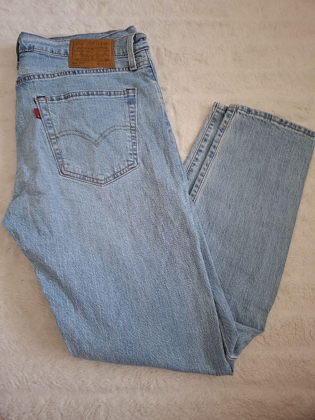 Levi's Jeans: Jean Levi's 512 W34 L32 bleu use – Usato da Renens VD venduto da ser_j2fn