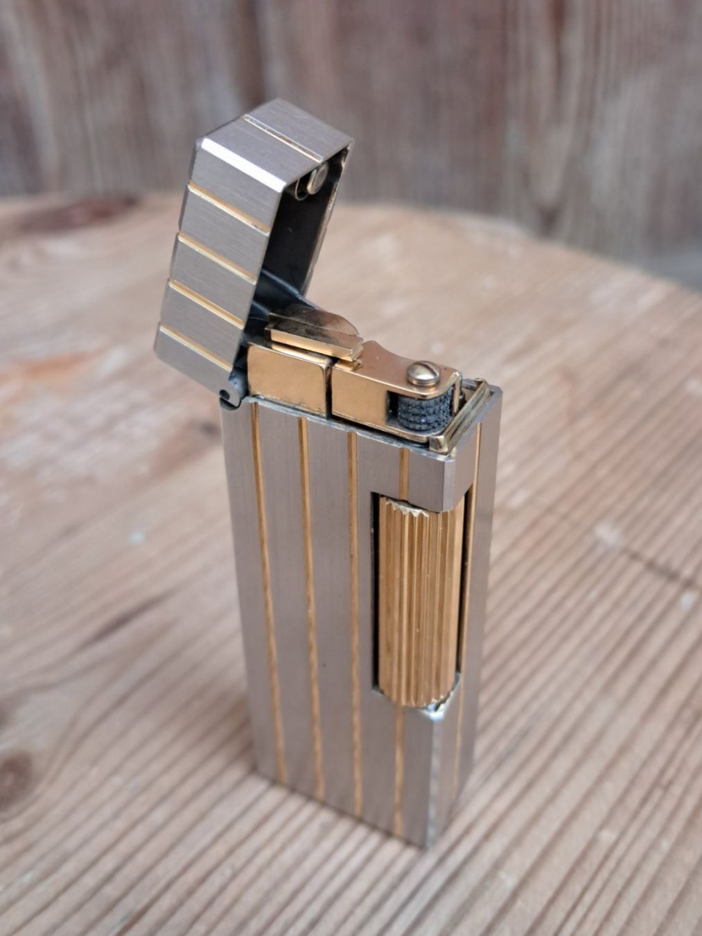 Dunhill Feuerzeuge: Dunhill Rollagas 1986 Lignes en or – Gebraucht aus Bern von Phandora 4