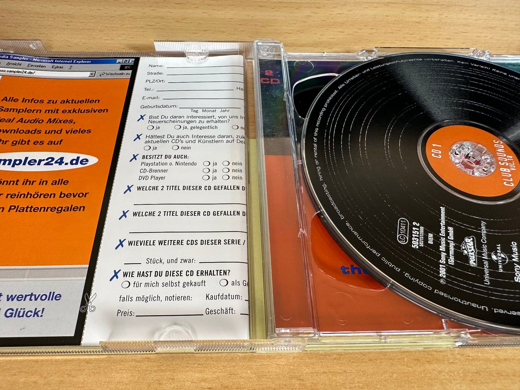 CD: Various – Club Sounds Vol.18 - 2 CD – Usato da Rikon im Tösstal venduto da Alpenmutz 2