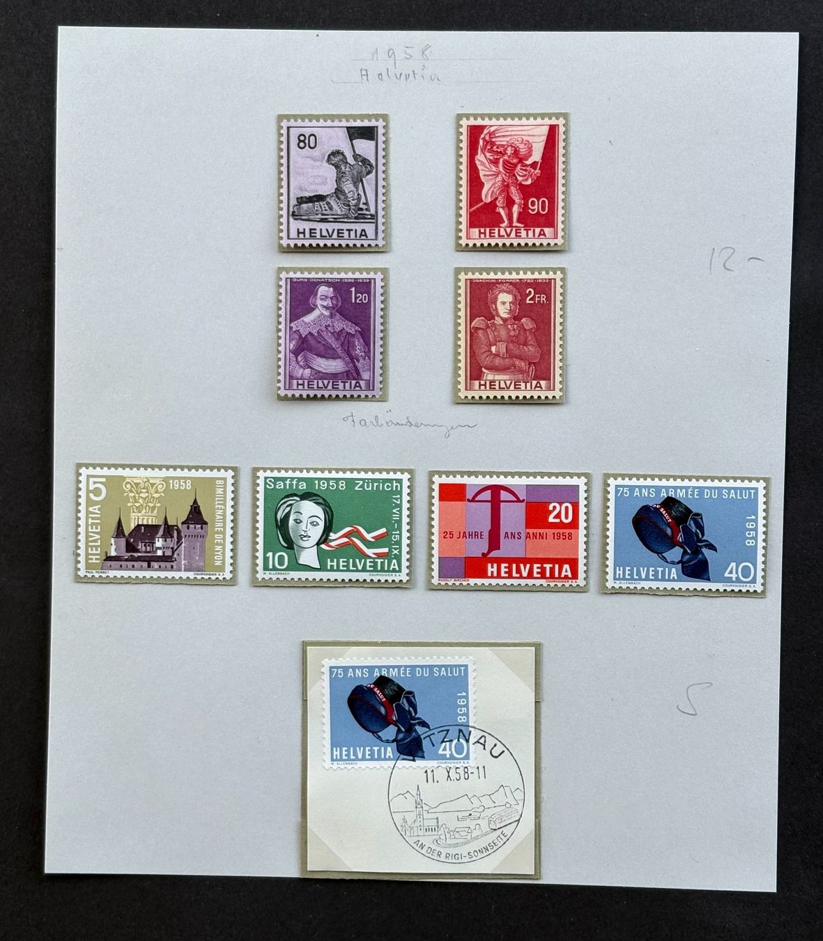 Tutti i francobolli: LOT SCHWEIZER BRIEFMARKEN NEU – Nuovo (secondo la descrizione) da Ostermundigen venduto da Heavenmaus75