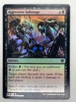 Magic the Gathering - Aggressive Sabotage Common Foil