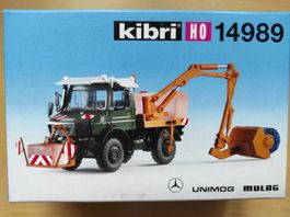 Unimog Euro II mit Tunnelbürste, Bausatz von Kibri H0