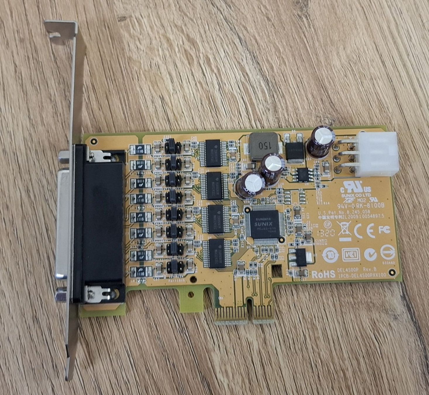 Unità & Adattatore: Vierfach RS-232 PCIe Karte – Usato da Bern venduto da Laserchen24