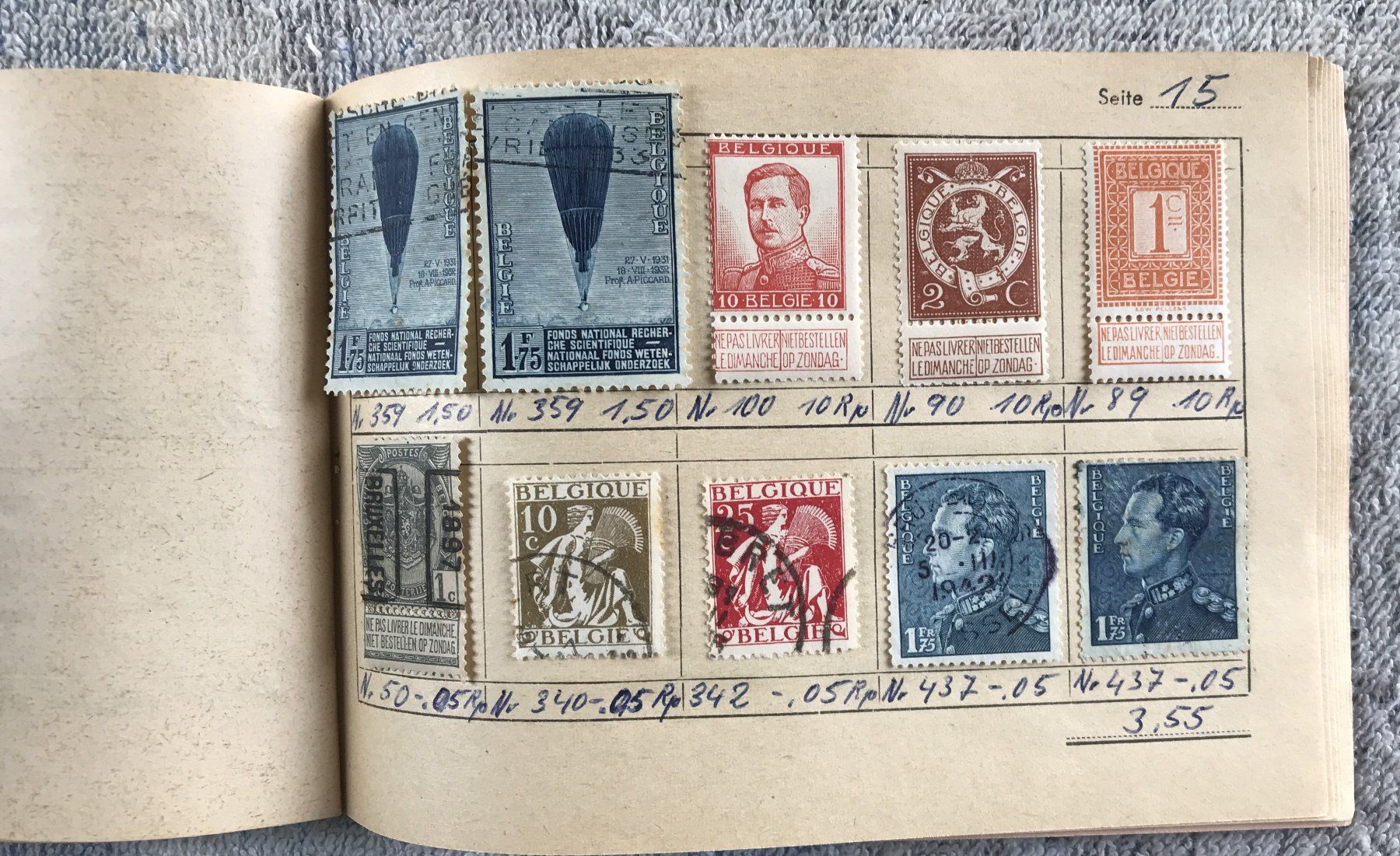 Tutti i francobolli: AUSWAHLHEFT – Usato da Ostermundigen venduto da Kari1937 3