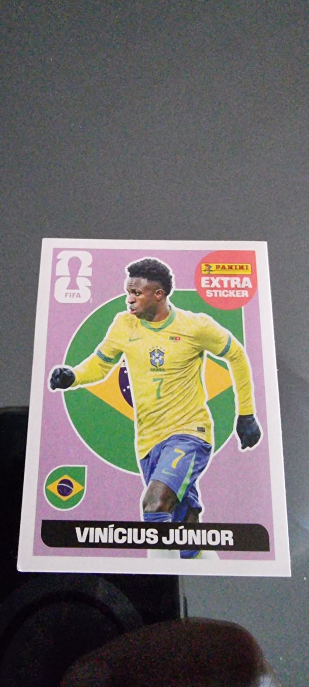 Panini Carte collezionabili: Panini WM 2026 Extra Sticker Vinicius Junior – Usato da murten venduto da Bmw5r