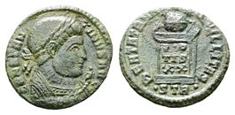 CONSTANTINE I bronze nummus (323 AD)