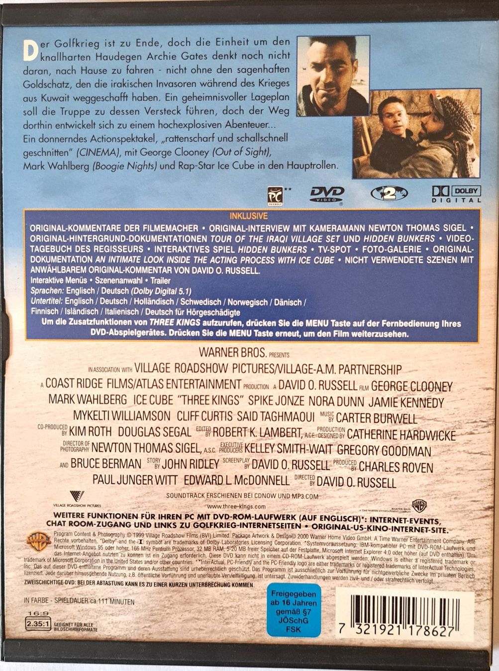 Tutti i DVDs: Three Kings - Es ist schön König zu sein – Usato da Tenniken venduto da mik_6mxg 3