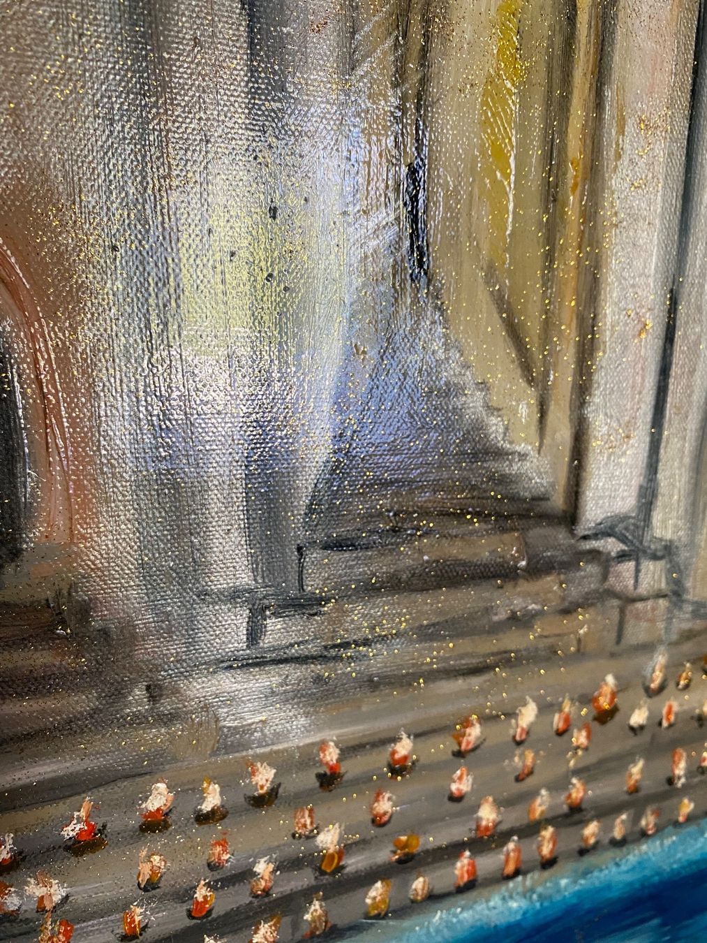Foto & Immagini: Oil Bild Indien Varanasi/Kunst Doks – Nuovo e nell'imballaggio originale da Beromünster venduto da dok_b8mf 7